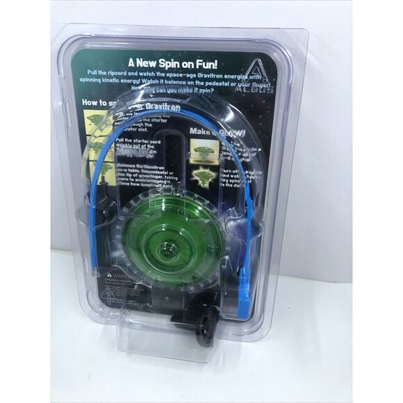 Toy, GRAVITRON SPACE GYRO TEDCO 2011 Green  GLOW IN THE DARK Toymaker 3000 - Picture 7 of 11